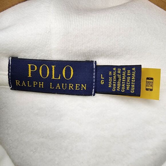 Polo Ralph Lauren Big Pony Hoodie Sweatshirt Spellout Men's Size Large - Picture 2 of 10